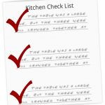 Kitchen Remodel Check List